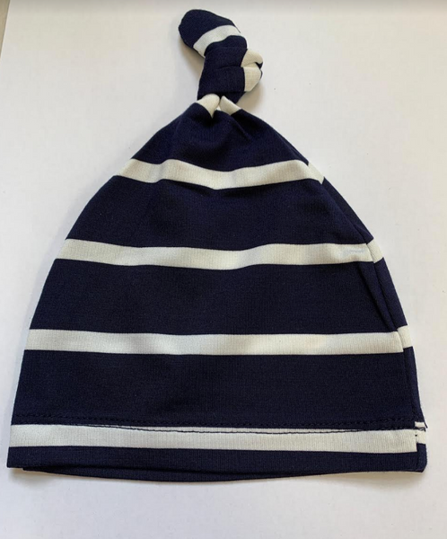 Navy & White Striped Maternity Robe and Baby Swaddle